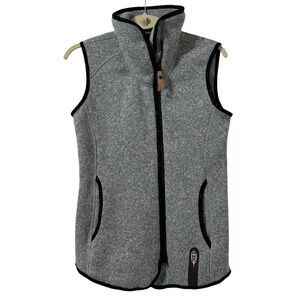 Indygena Paleto Womens Sleeveless Vest Size XS‎ Gray Polartec Pockets Gorpcore